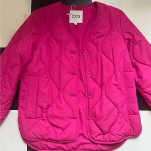 Cos Padded Liner Jacket Light Pink